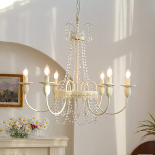 Lustra Lustre Franges en Cristal