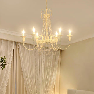 Lustra Lustre Franges en Cristal