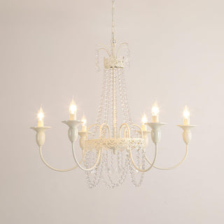 Lustra Lustre Franges en Cristal
