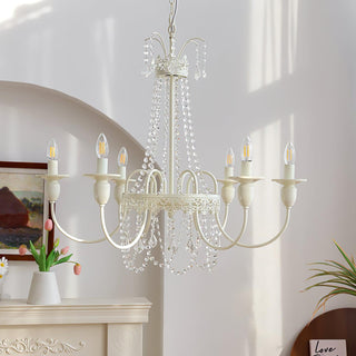 Lustra Lustre Franges en Cristal