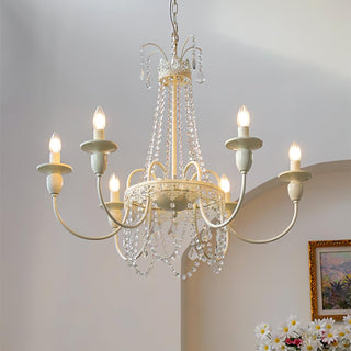Lustra Lustre Franges en Cristal