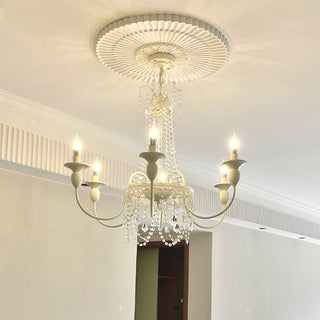 Lustra Lustre Franges en Cristal