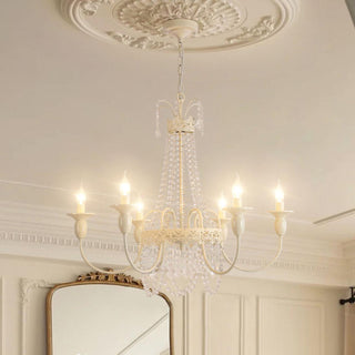 Lustra Lustre Franges en Cristal