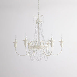 Lustra Lustre Franges en Cristal