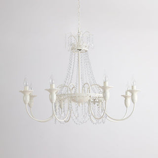 Lustra Lustre Franges en Cristal