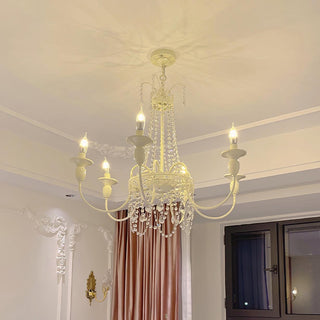 Lustra Lustre Franges en Cristal