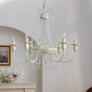Lustra Lustre Franges en Cristal