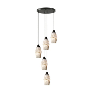 Pavilion Alabaster Cluster Chandelier-Neutral Decor