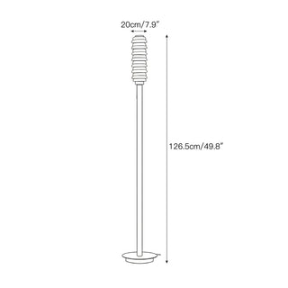 Eiroiella Lampadaire en Albâtre