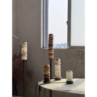Eiroiella Lampadaire en Albâtre