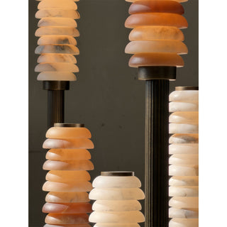 Eiroiella Lampadaire en Albâtre