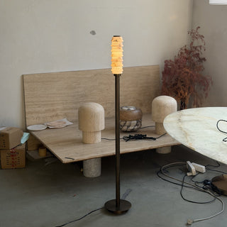 Eiroiella Lampadaire en Albâtre