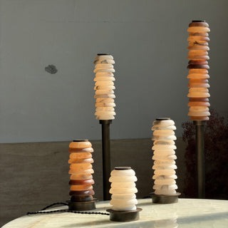 Eiroiella Lampadaire en Albâtre