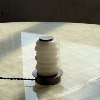 Albuira Lampe de Table en Albâtre