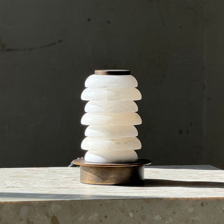 Albuira Lampe de Table en Albâtre