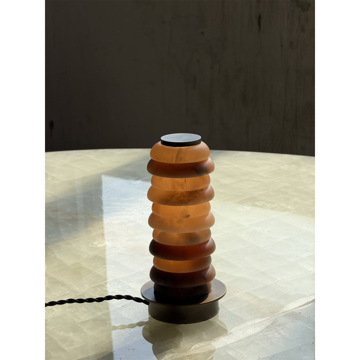 Albuira Lampe de Table en Albâtre