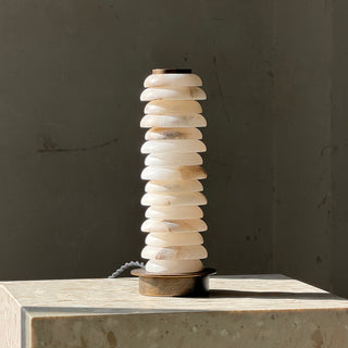 Albuira Lampe de Table en Albâtre