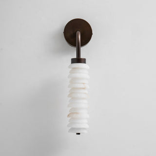 Helix Alabaster Wall Lamp-Neutral Decor