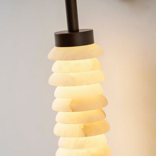Helix Alabaster Wall Lamp-Neutral Decor