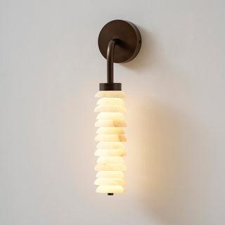 Helix Alabaster Wall Lamp-Neutral Decor