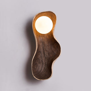Evshaia Applique Murale Bois Verre Créativité Individuelle Pois