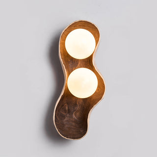 Evshaia Applique Murale Bois Verre Créativité Individuelle Pois
