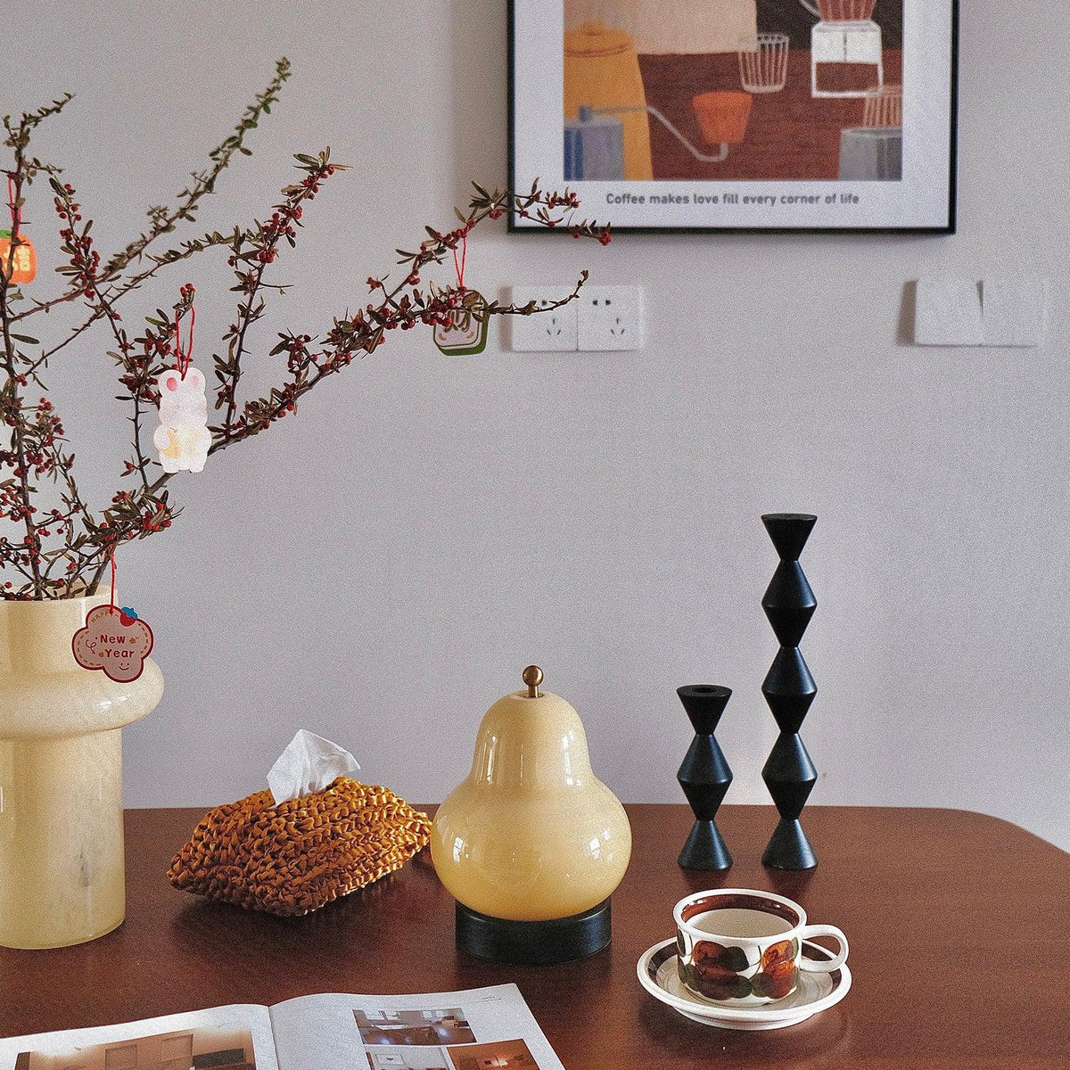 Lumaic Lampe de Table en Verre Whimsical