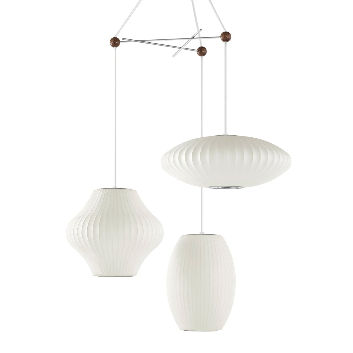 Lunar Suspension Moderne en Soie