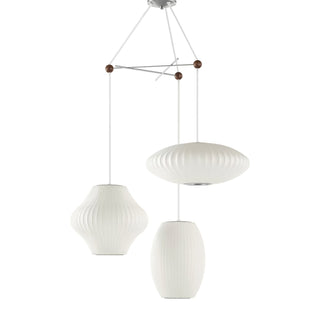 Lunar Suspension Moderne en Soie