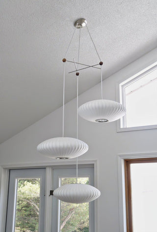 Lunar Suspension Moderne en Soie
