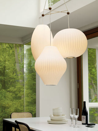 Lunar Suspension Moderne en Soie