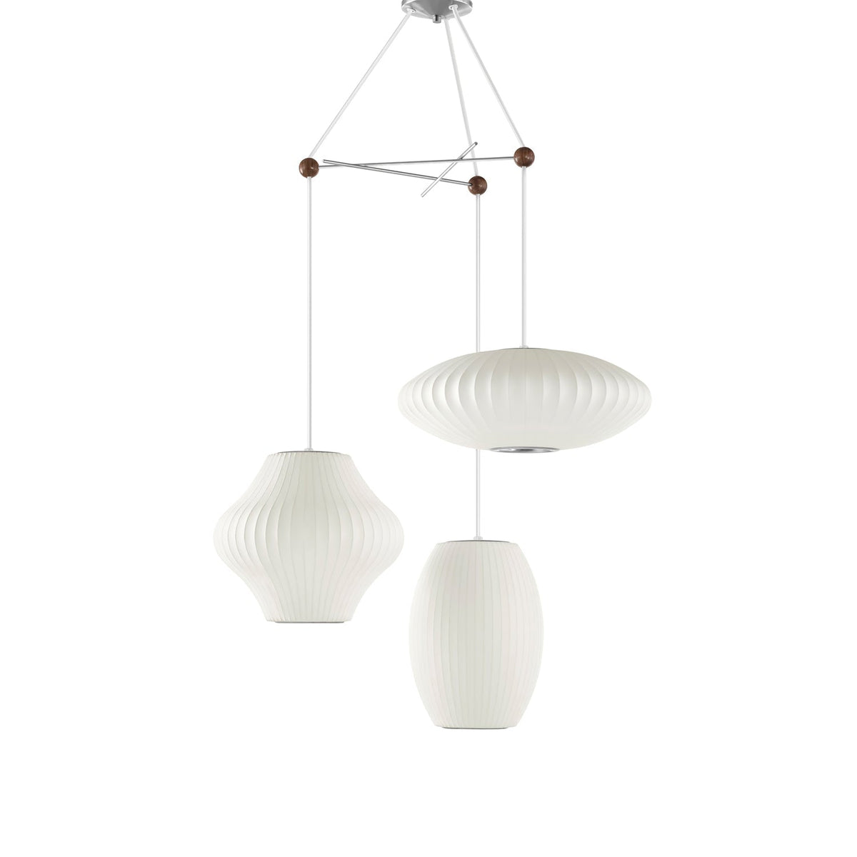 Lunar Suspension Moderne en Soie
