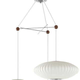 Lunar Suspension Moderne en Soie