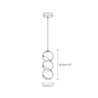 Elore Suspension Perles Albâtre Minimaliste-Luire