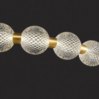 Lustra Lustre Élégant Anneau en Perle Dorée