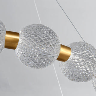 Lustra Lustre Élégant Anneau en Perle Dorée