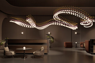 Pearl Curtain Customize Chandelier-Neutral Decor