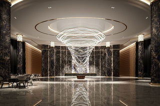 Pearl Curtain Customize Chandelier-Neutral Decor