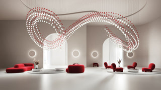 Pearl Curtain Customize Chandelier-Neutral Decor