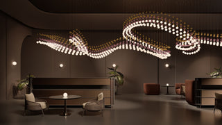 Pearl Curtain Customize Chandelier-Neutral Decor