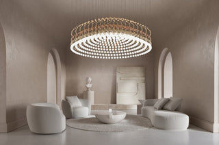 Pearl Curtain Customize Chandelier-Neutral Decor