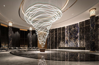 Pearl Curtain Customize Chandelier-Neutral Decor