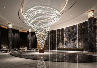 Pearl Curtain Customize Chandelier-Neutral Decor