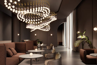 Pearl Curtain Customize Chandelier-Neutral Decor