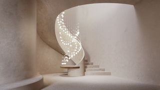 Pearl Curtain Customize Chandelier-Neutral Decor