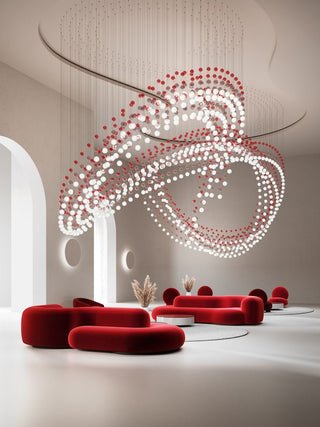 Pearl Curtain Customize Chandelier-Neutral Decor