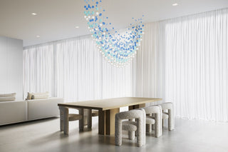Pearl Curtain Customize Chandelier-Neutral Decor
