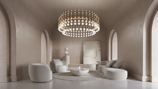 Pearl Curtain Customize Chandelier-Neutral Decor