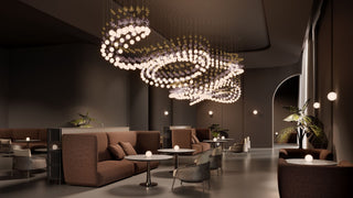 Pearl Curtain Customize Chandelier-Neutral Decor