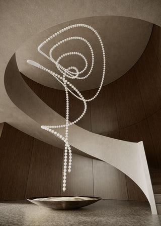 Pearl Drop Customize Chandelier-Neutral Decor